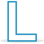 Icon showing the letter L.