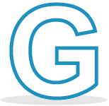 Icon showing the letter G