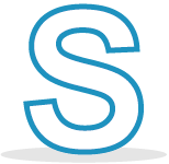 Icon showing the letter S