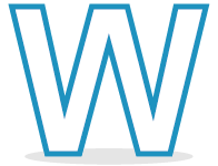 Icon showing the letter W