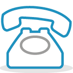 Icon to represent contact