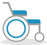 Icon of a wheelchair
