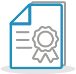 Paper work with quality mark