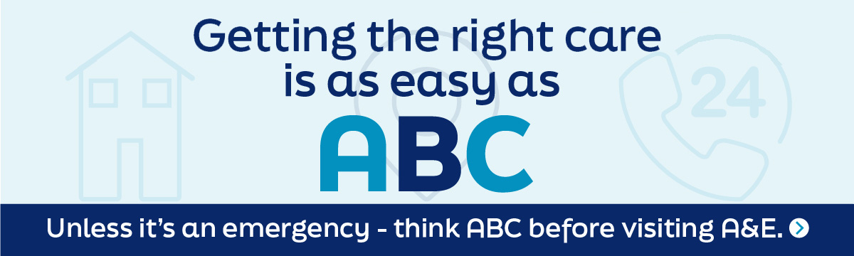 Getting the right care this winter is as easy as ABC - find out more