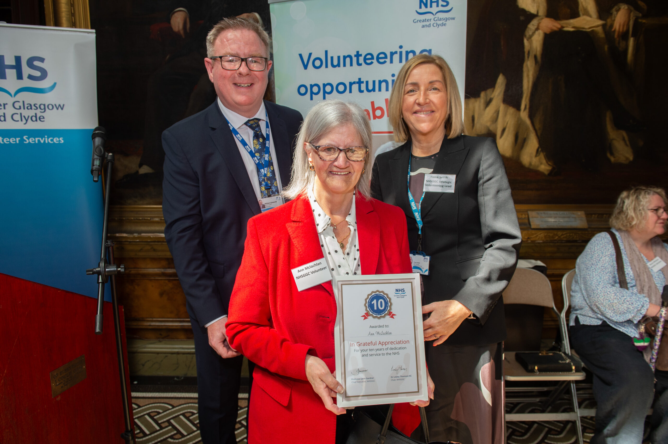 Volunteer long service award presentation