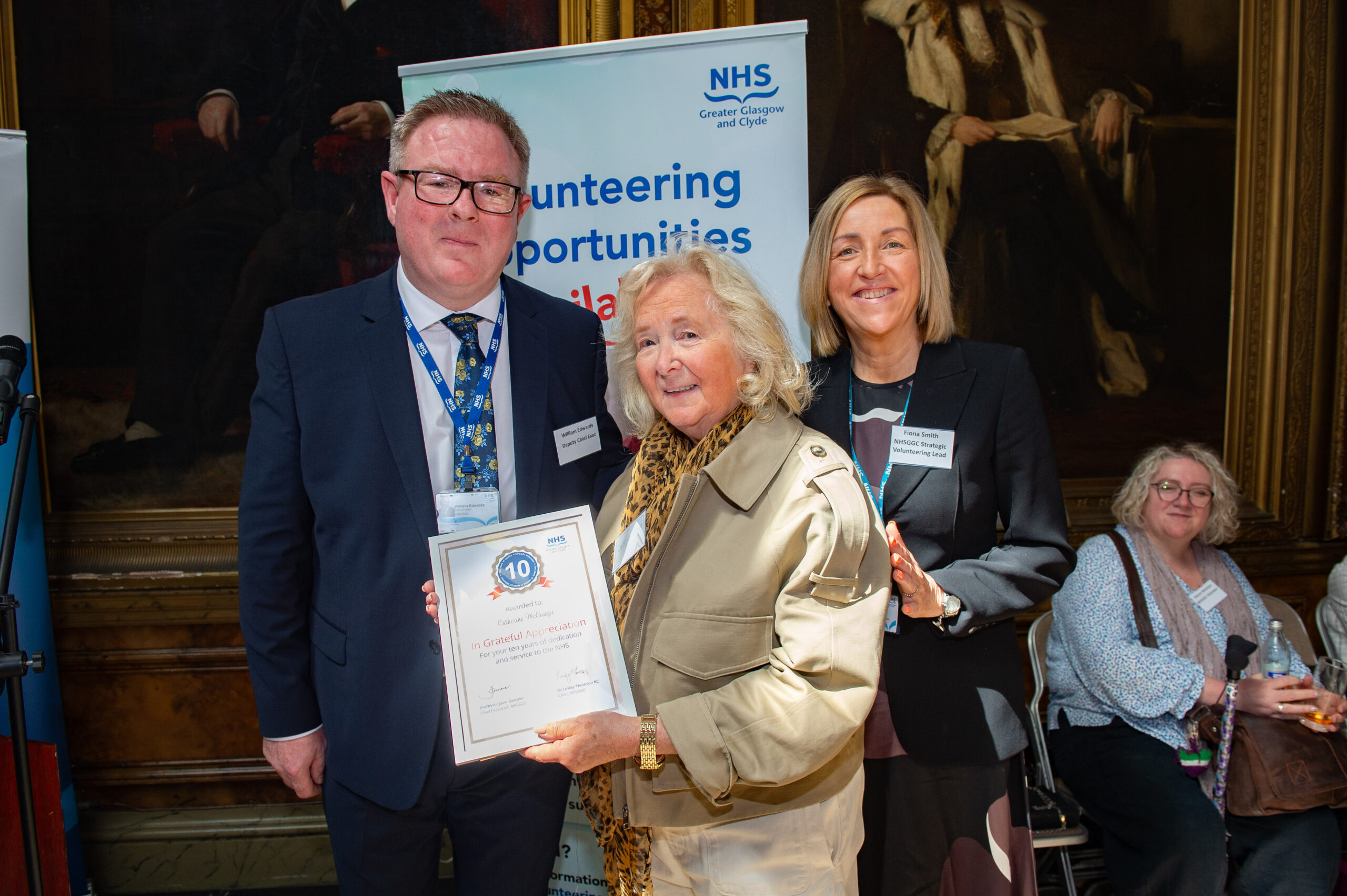 Volunteer long service award presentation