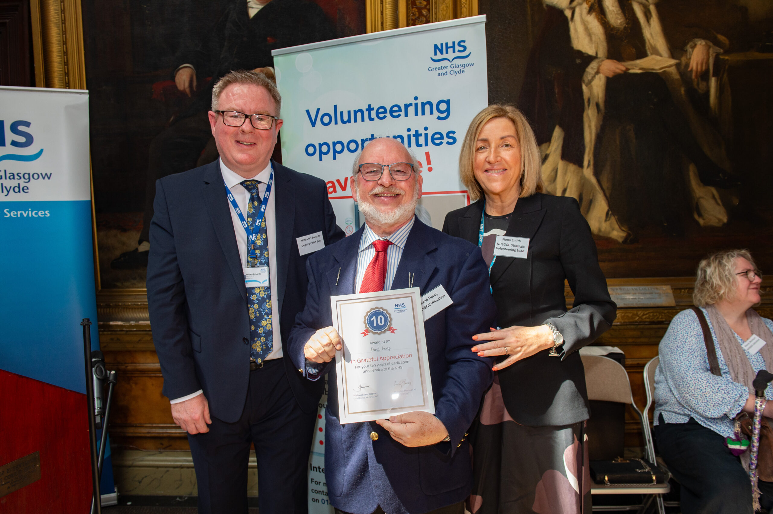 Volunteer long service award presentation