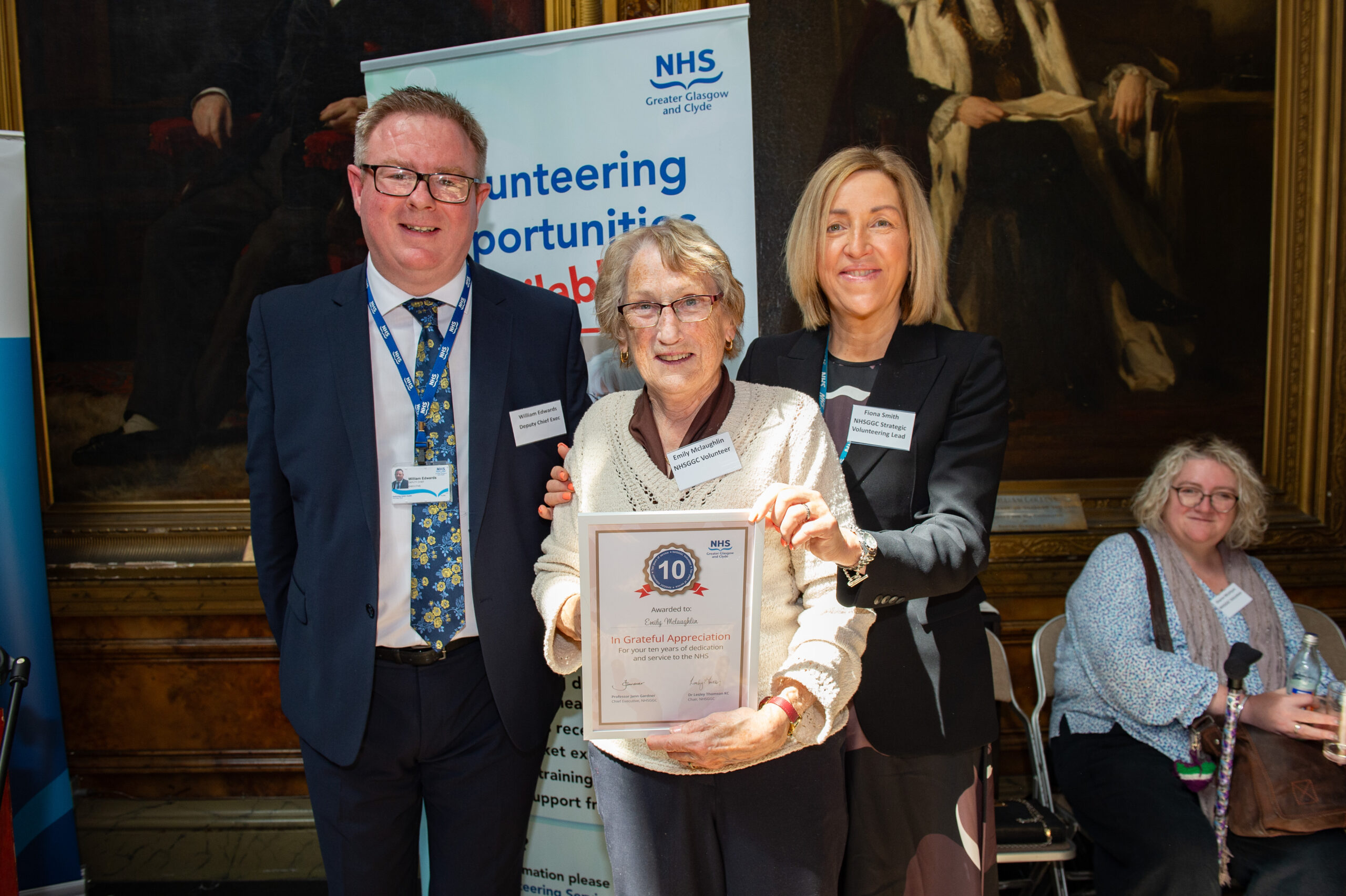 Volunteer long service award presentation
