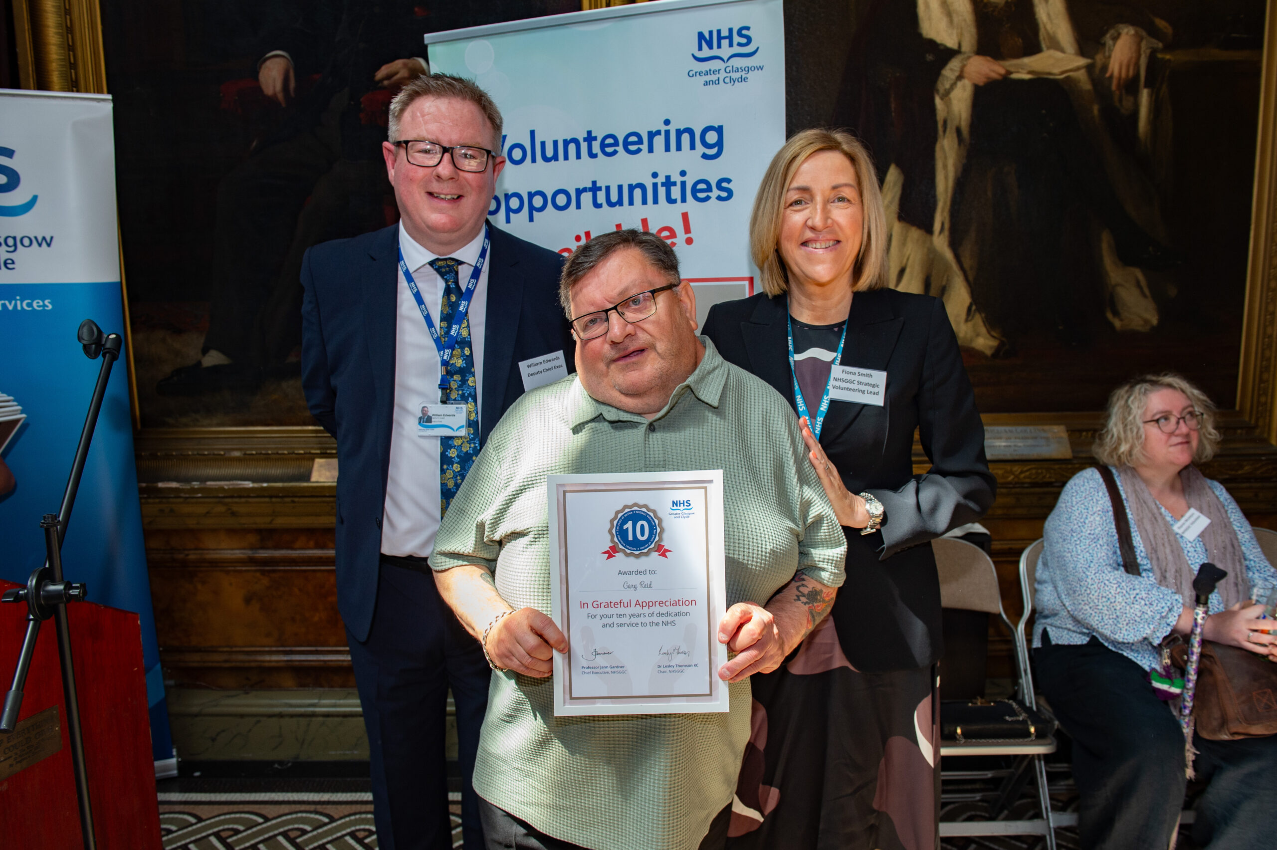 Volunteer long service award presentation