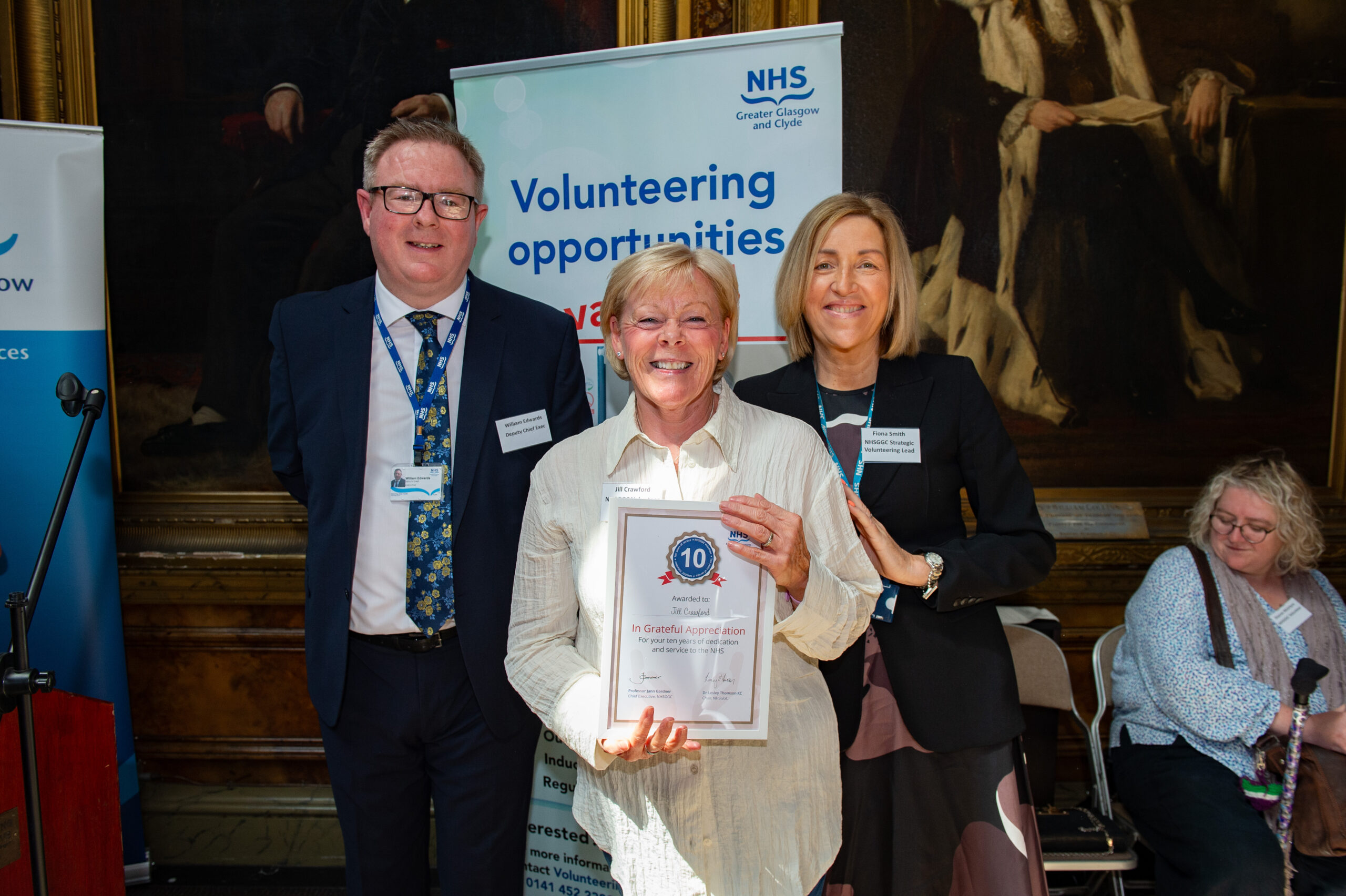 Volunteer long service award presentation