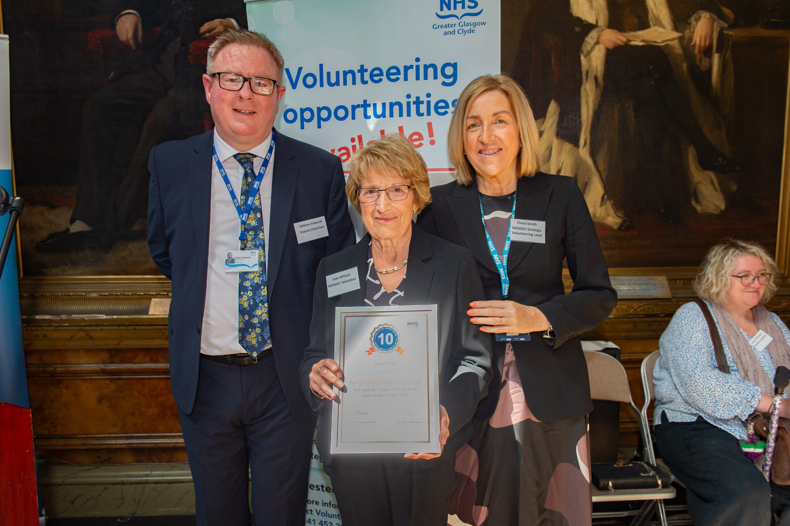 Volunteer long service award presentation