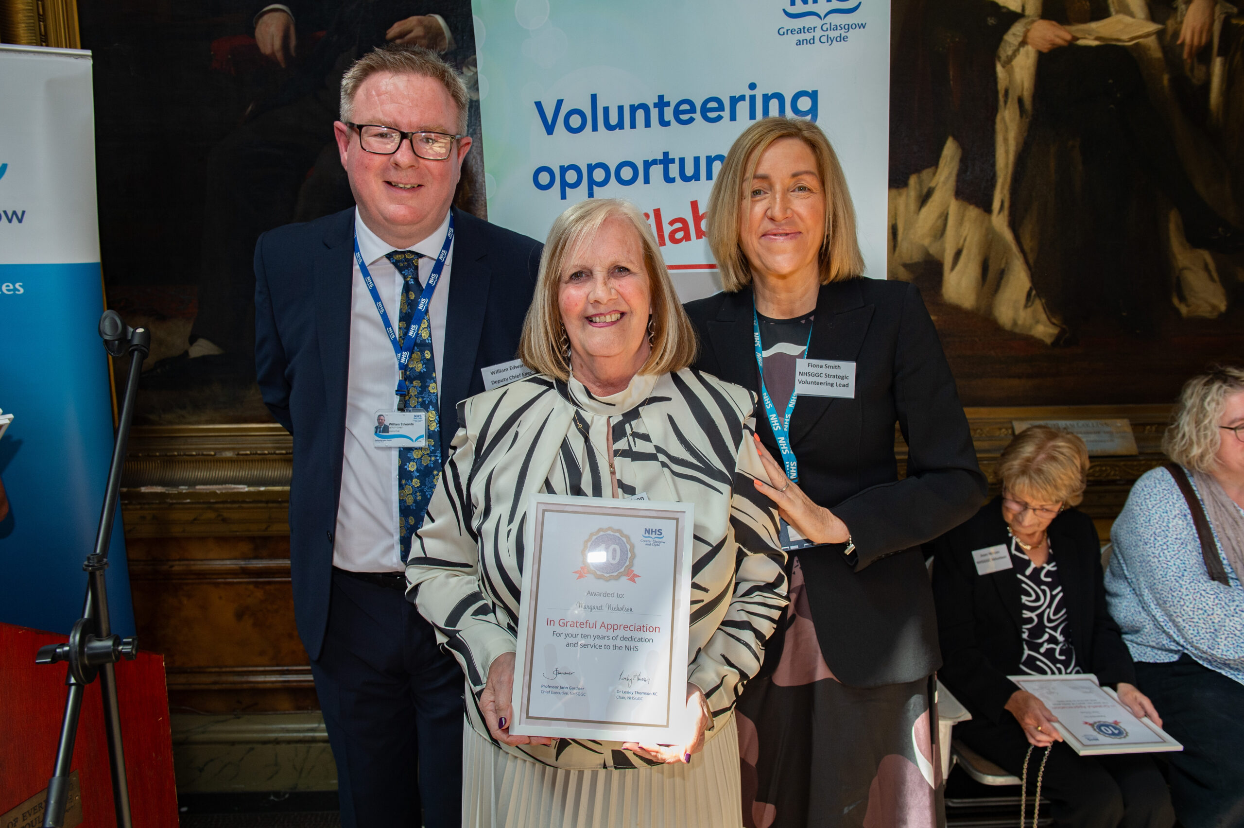 Volunteer long service award presentation