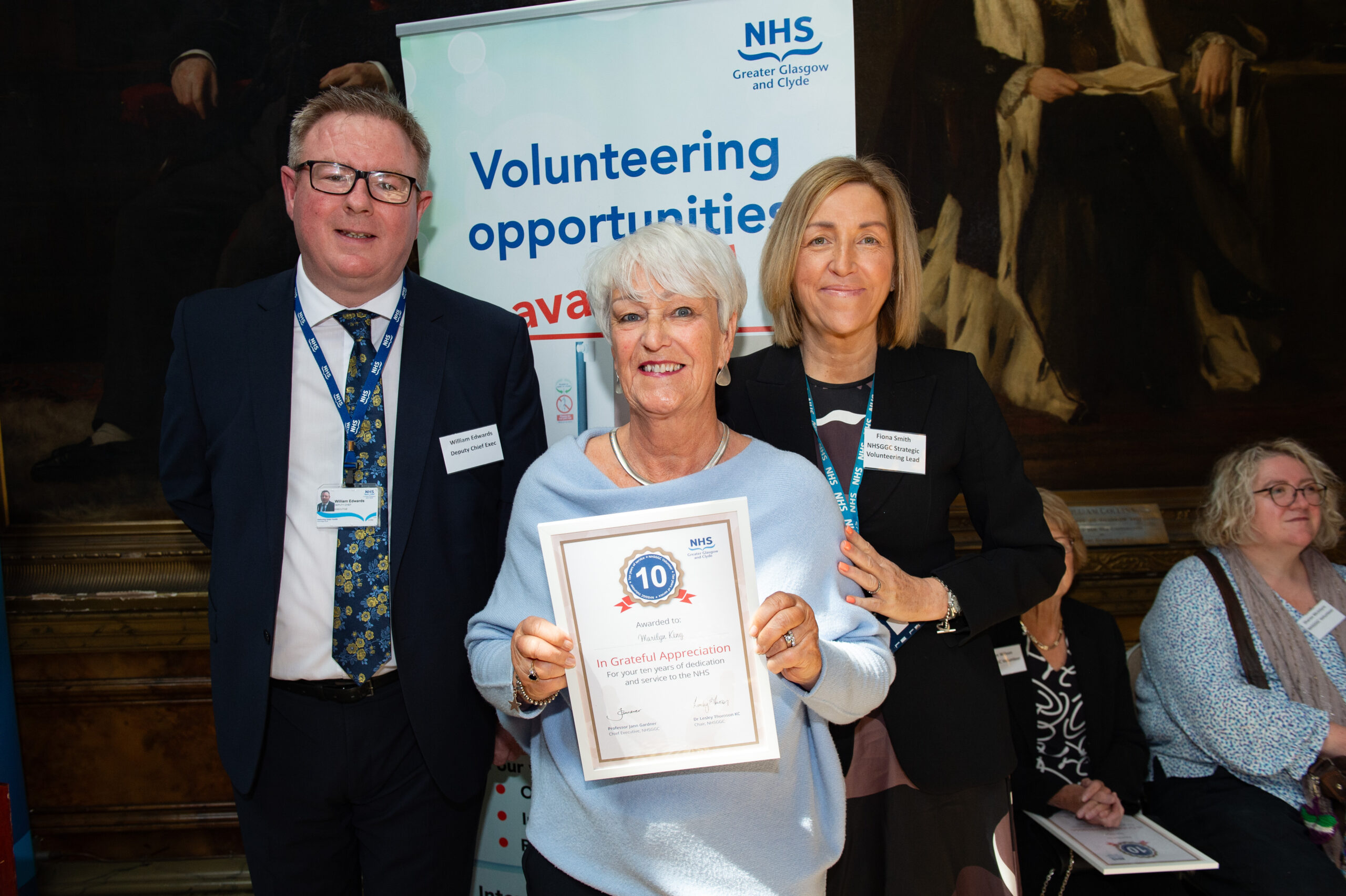 Volunteer long service award presentation