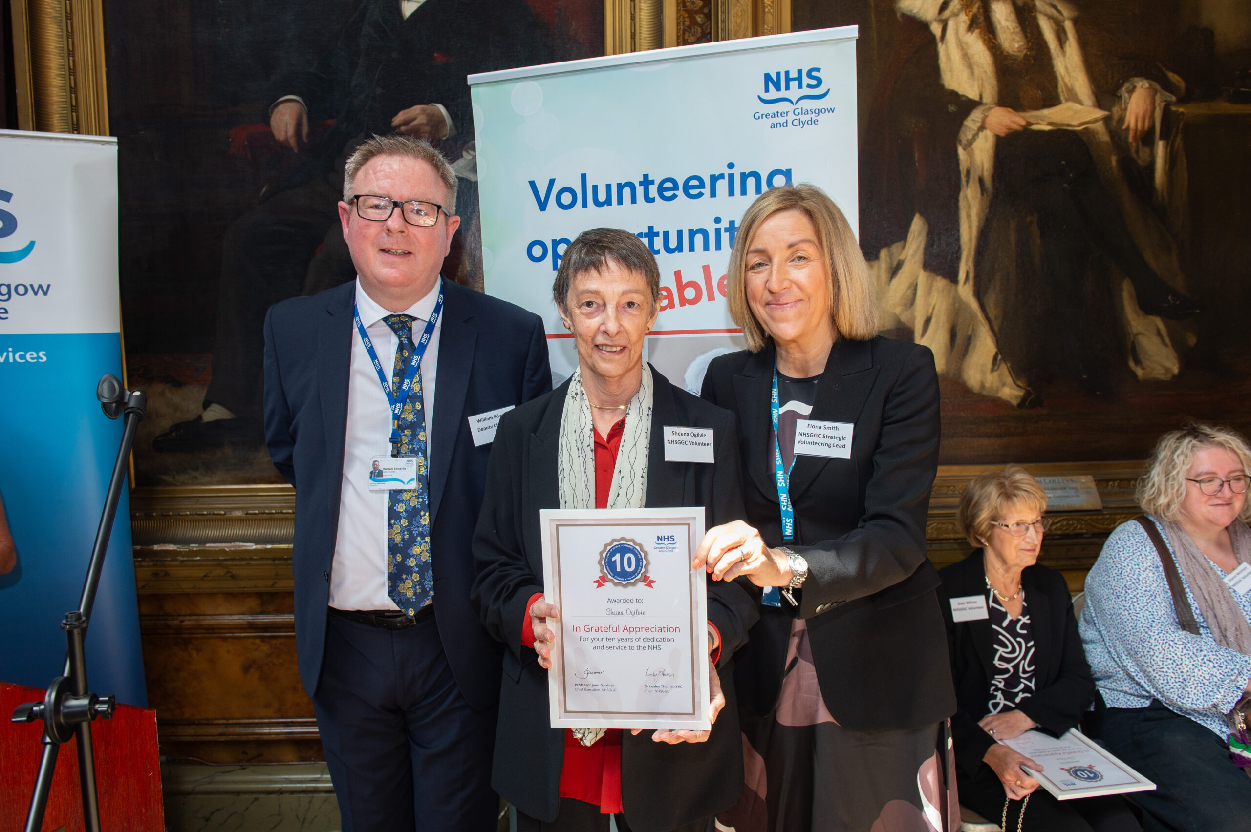 Volunteer long service award presentation