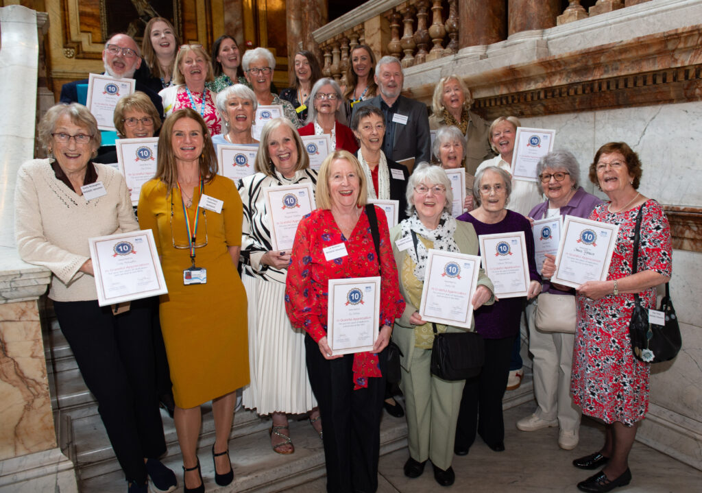 NHSGGC's long-serving volunteers at the Civic Reception
