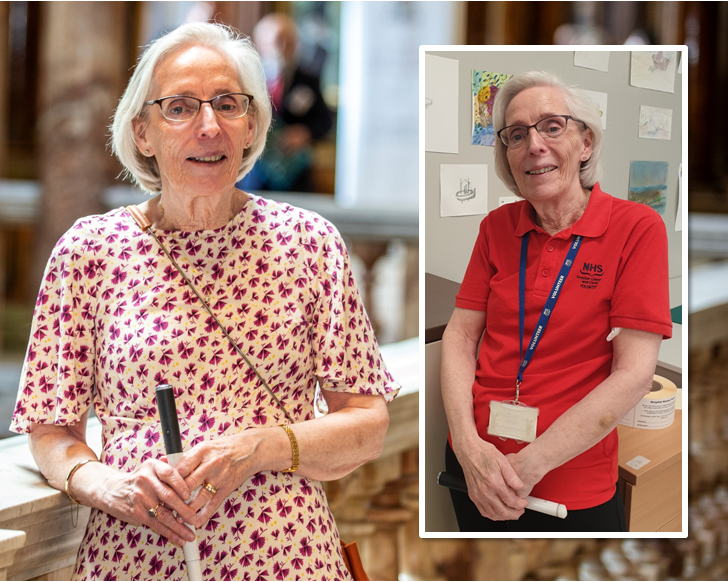 NHSGGC volunteer’s special honour after 17 years of helping others