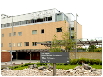 Photo of exterior of Beatson West of Scotland Cancer Centre