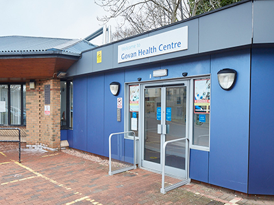 External photo of Govan Health Centre