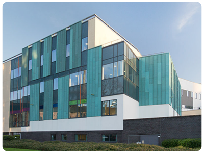 Photo of exterior of New Victoria Hospital