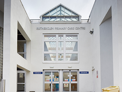 External photo of Rutherglen Health Centre
