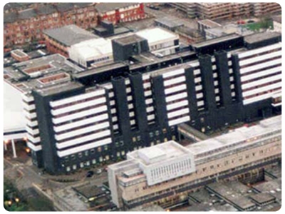 Aerial photo of West Glasgow ACH