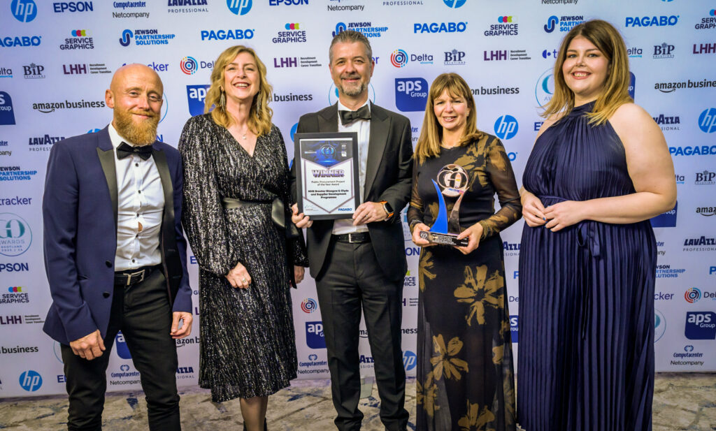 The winning Community Benefits team