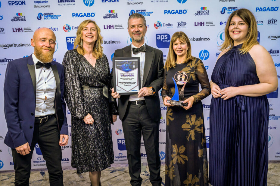 The winning Community Benefits team