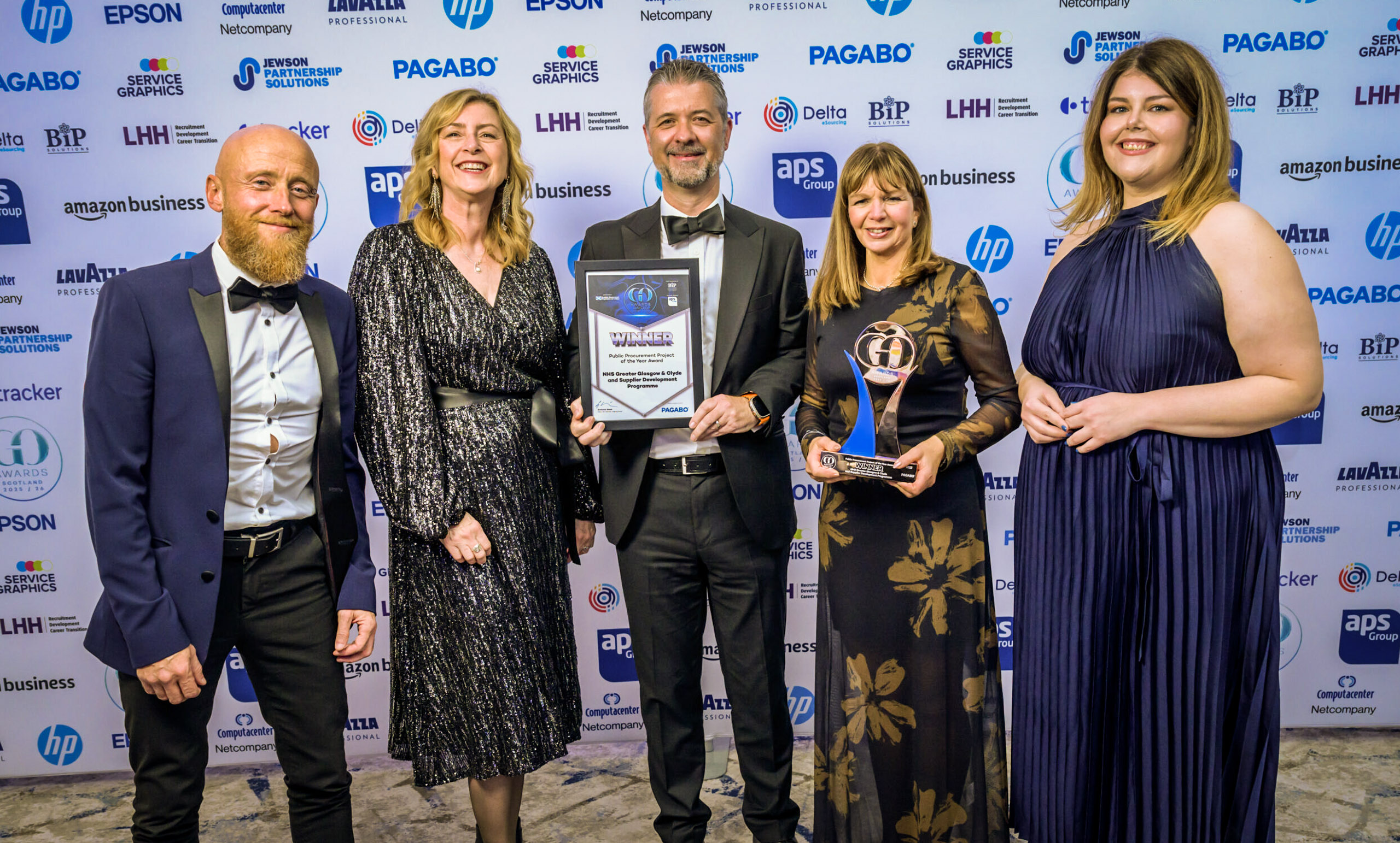 The winning Community Benefits team