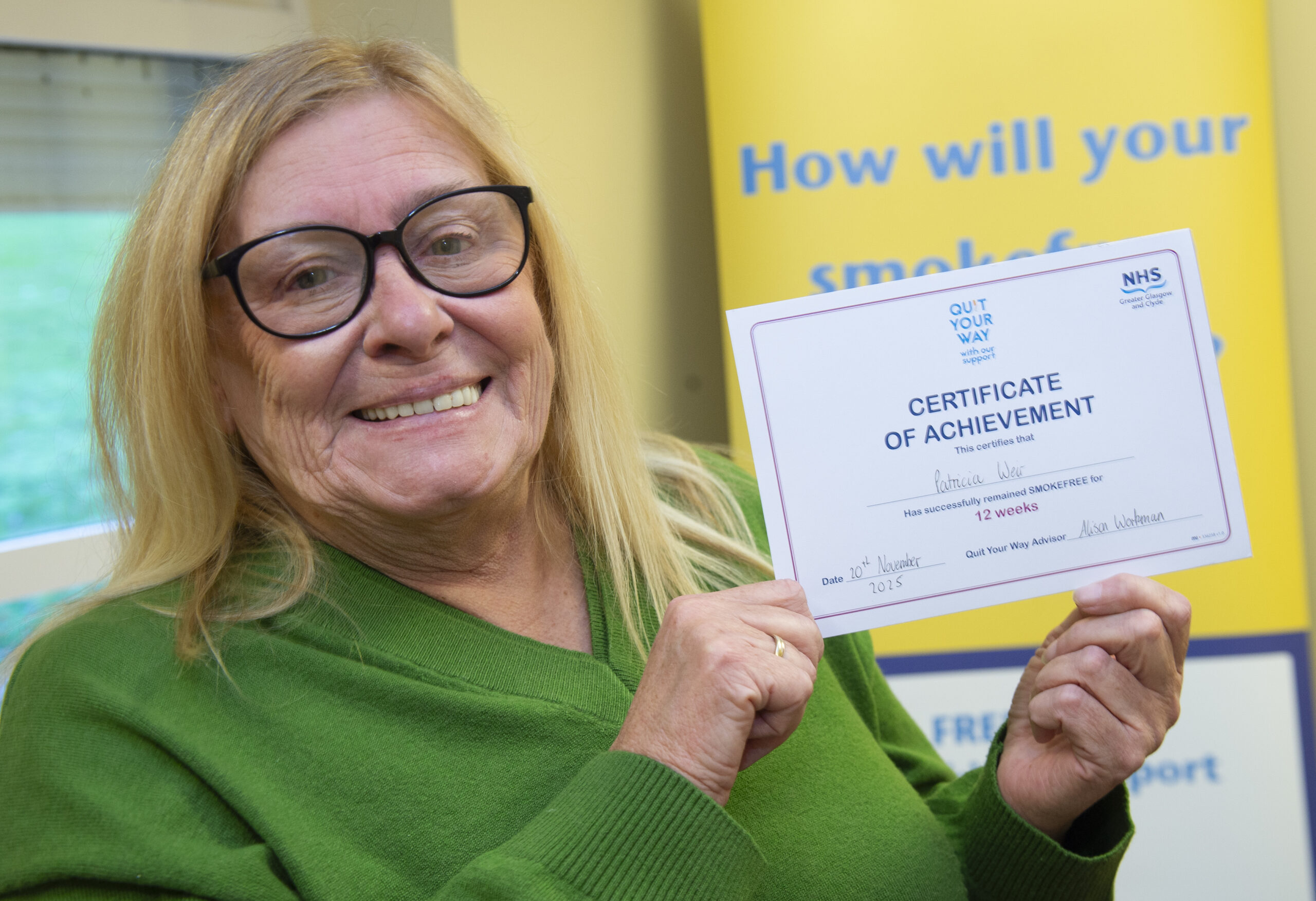 Mum waves goodbye to 40 years of secret smoking thanks to free NHS service