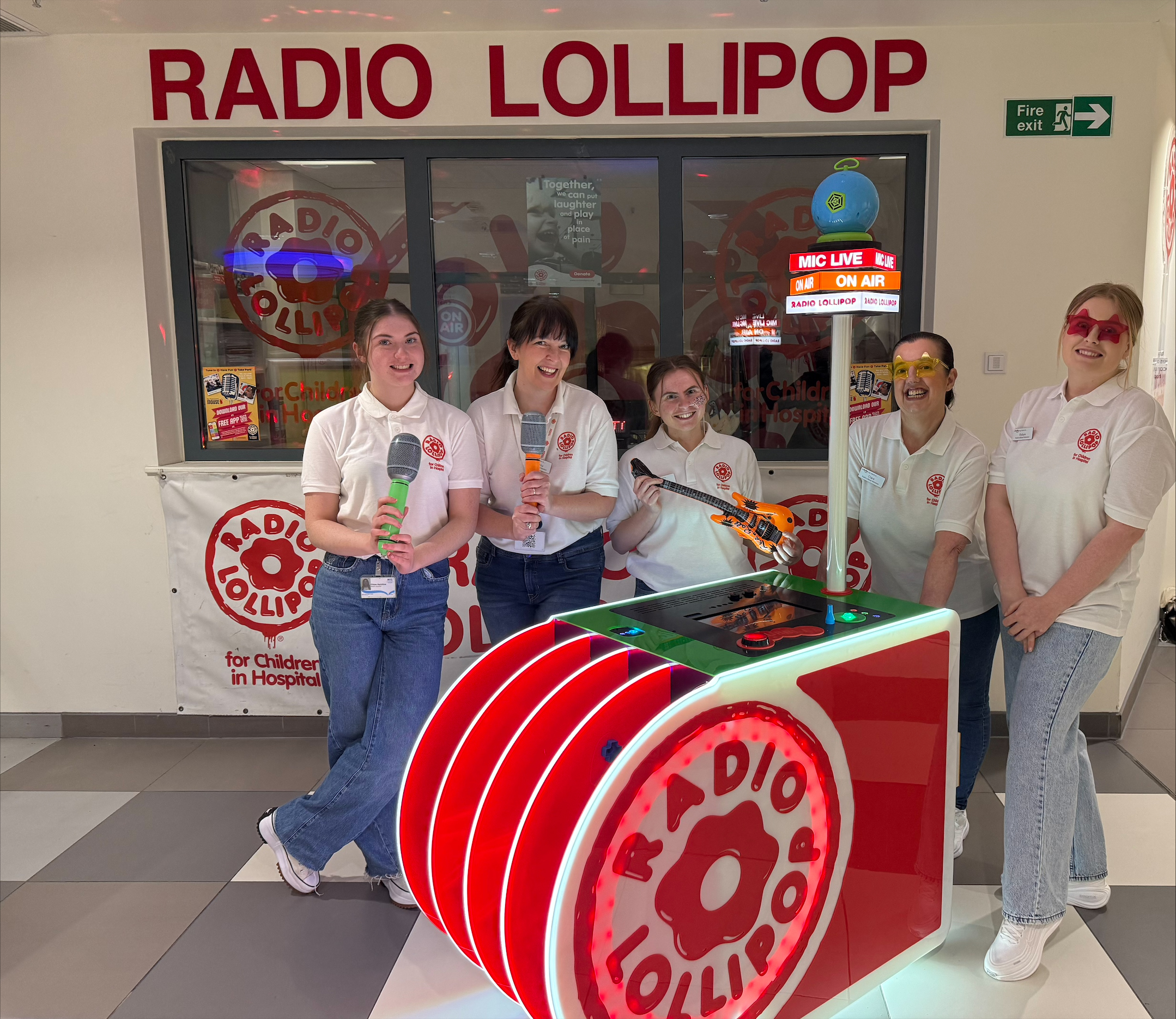 LolliTrollie launches at the Royal Hospital for Children, Glasgow