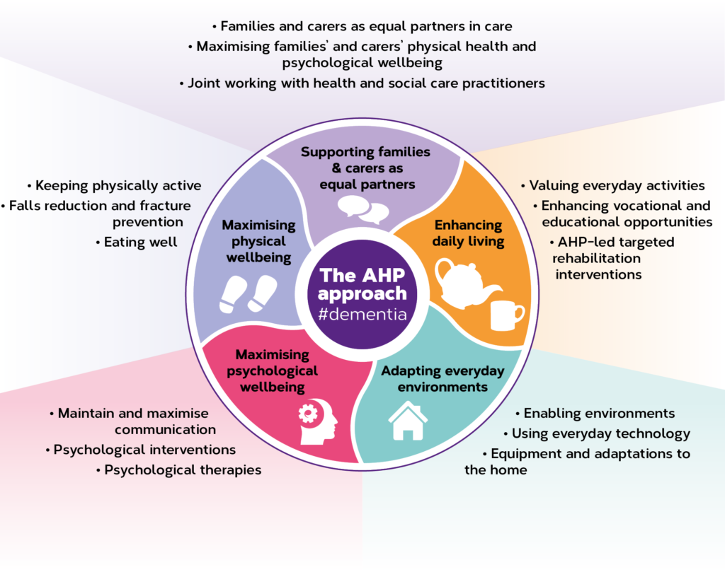 Pie chart diagram detailing The AHP Approach
