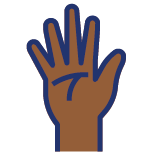 Open hand icon 