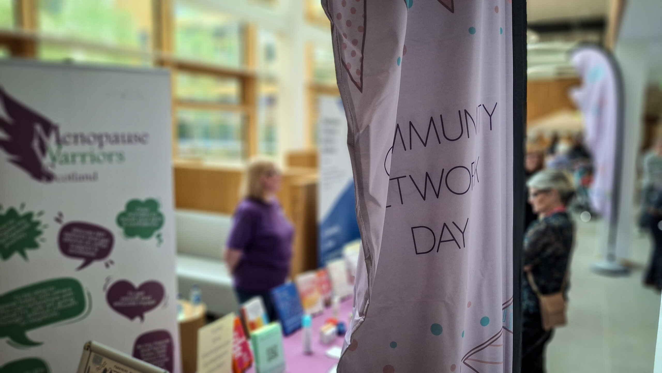 A view of one of the stalls at the Community Network Day