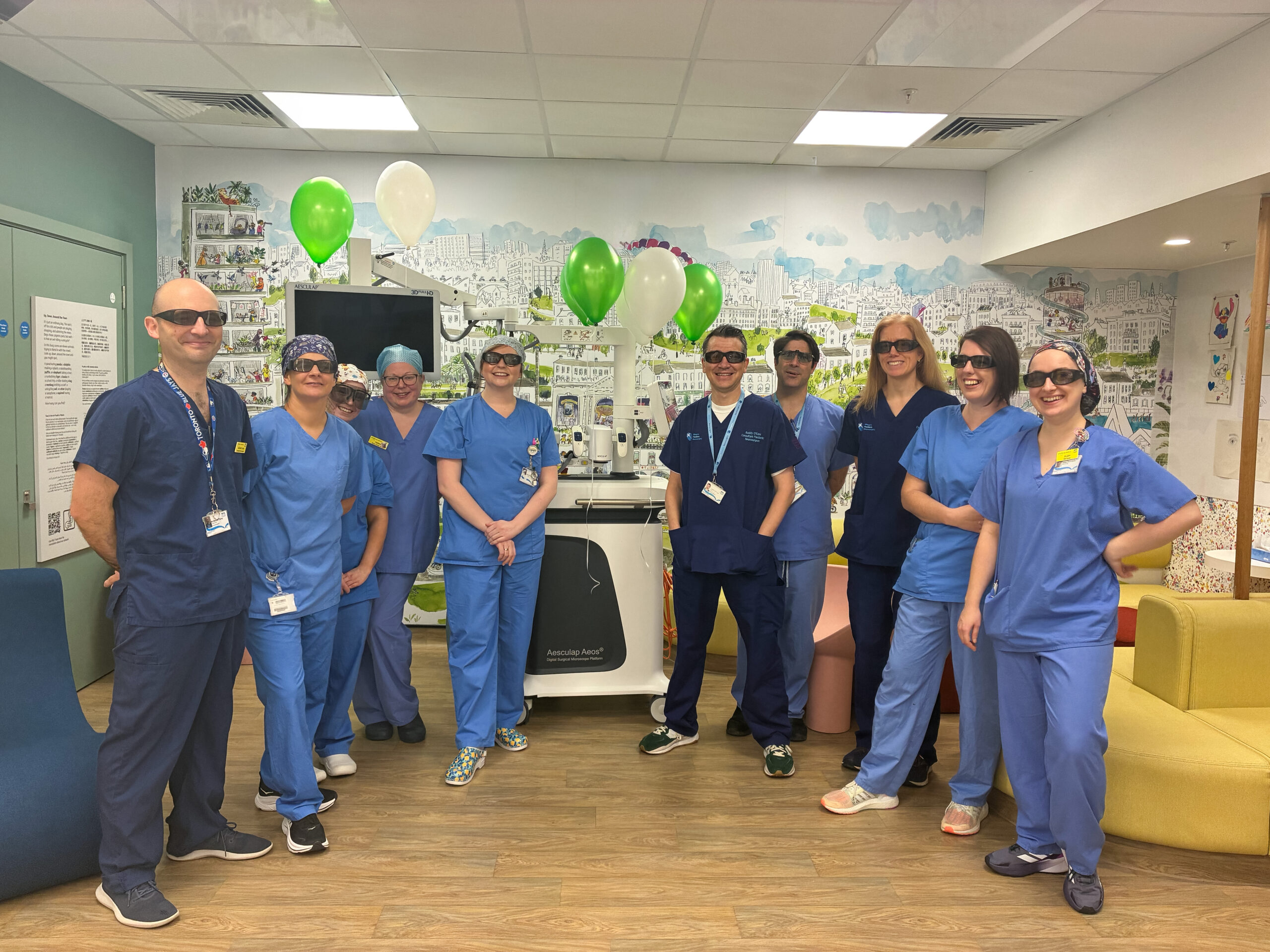 3D Robotic-Assisted Exoscope transforms brain surgery for children in Glasgow