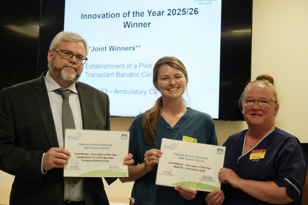 Joint winners in the Innovation of the Year category