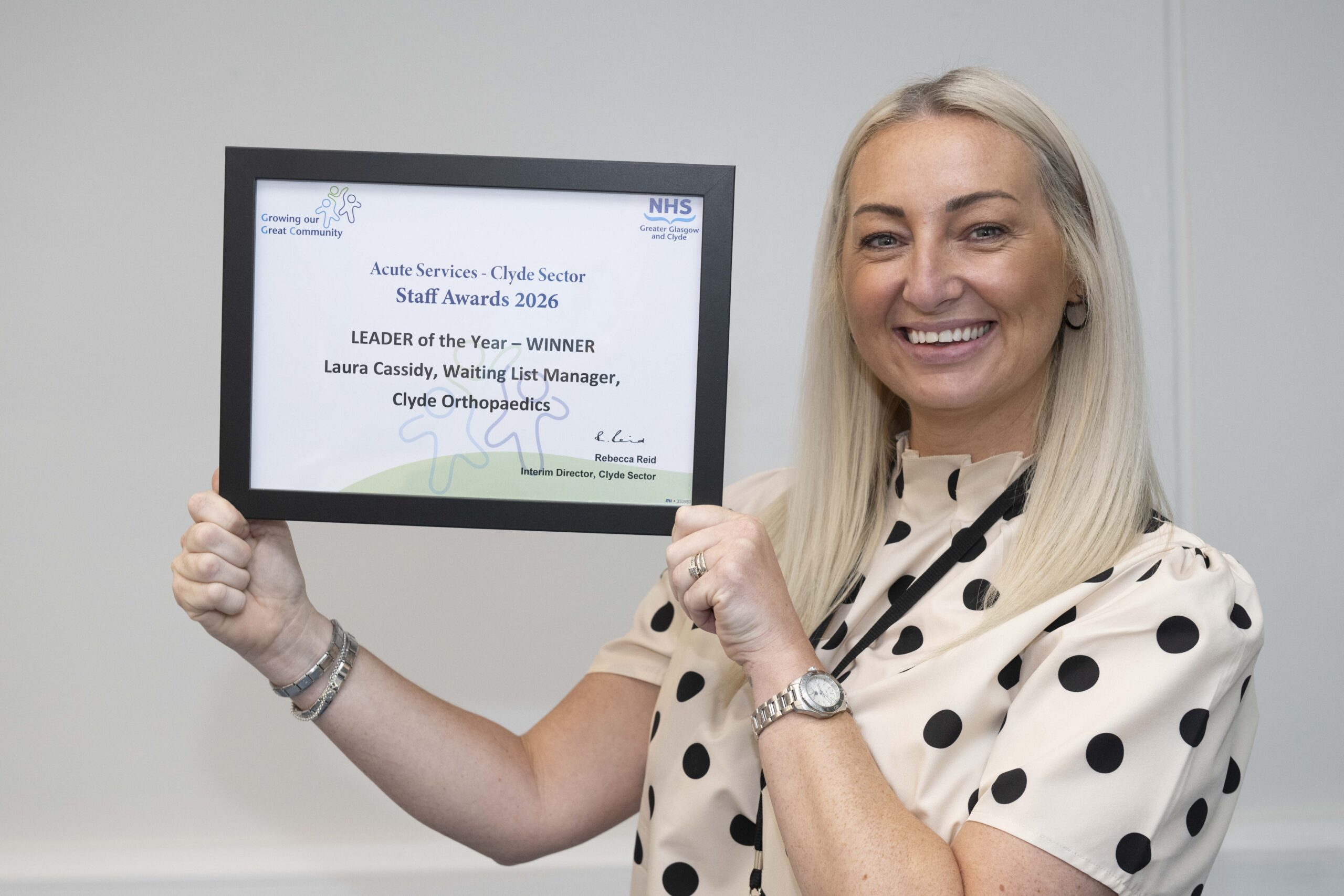 Leader of the year Laura Cassidy