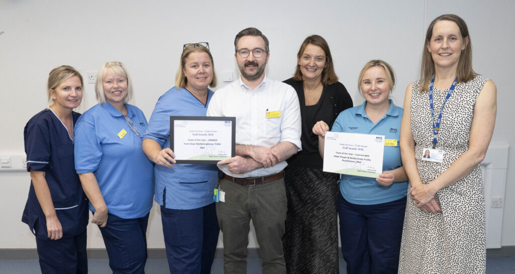 Successful staff in the Team of the Year category.