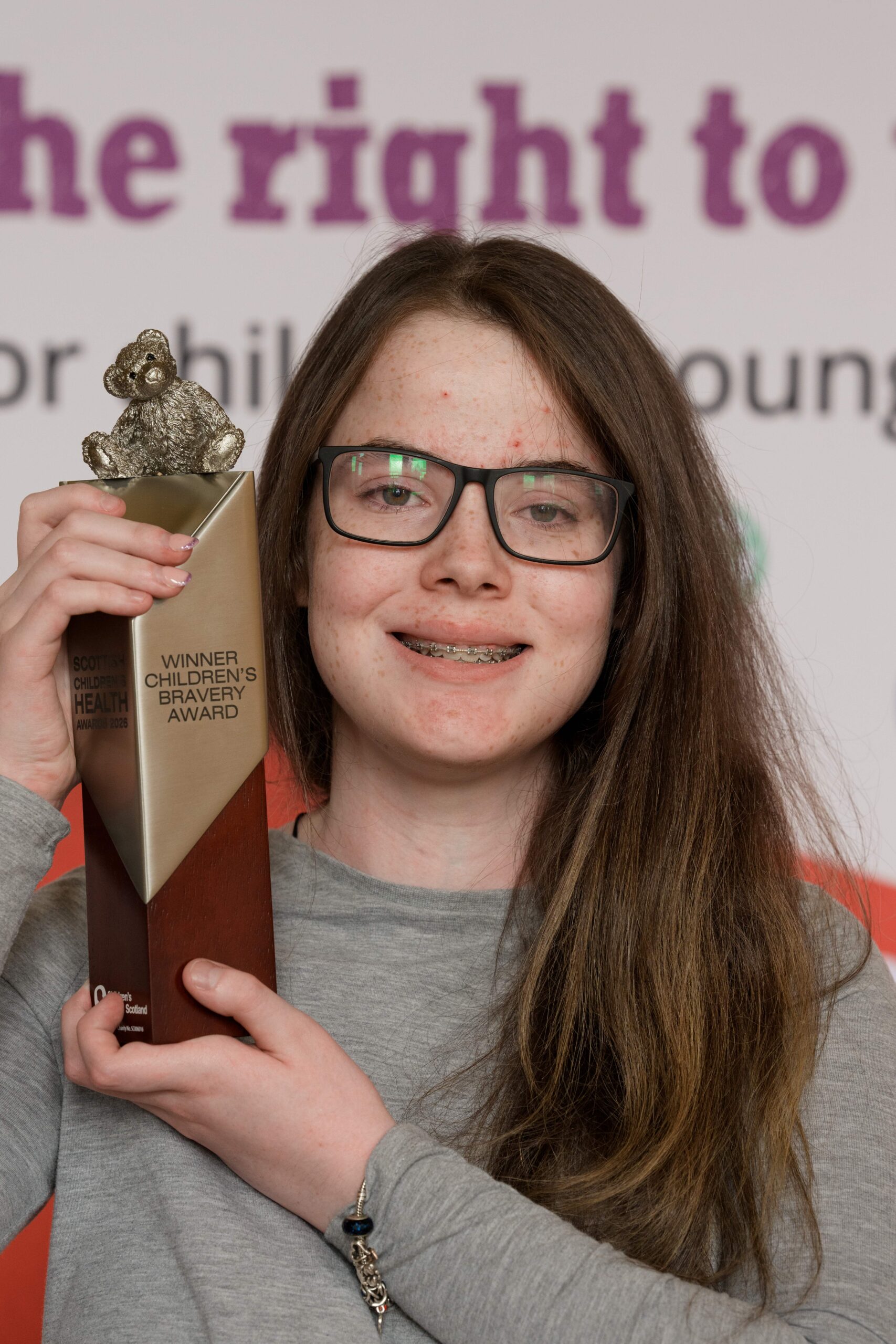 Courageous Madiee honoured as NHSGGC winners recognised at Scottish Children’s Health Awards