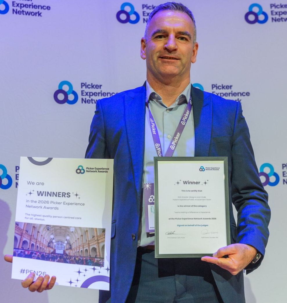 NHSGGC takes home PEN Award for Teams Making a Difference to Experience
